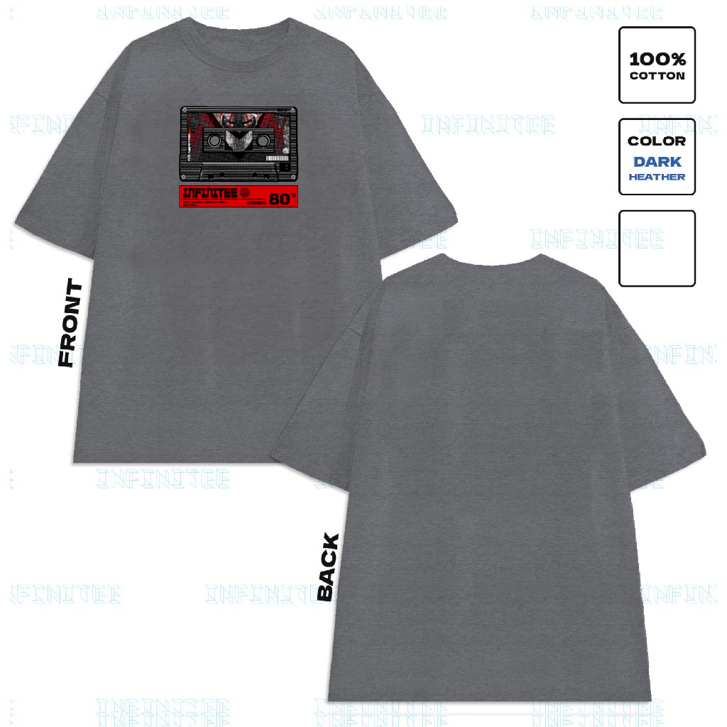 Áo thun INFINITEE Fni24064 Thun 100% Cotton - form rộng Unisex.
