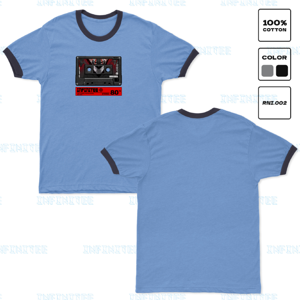 Áo thun INFINITEE Fni24064 Thun 100% Cotton - form rộng Unisex.