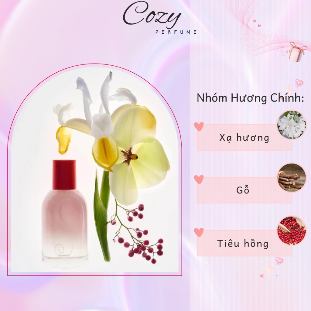 Nước hoa unisex Glossier You Chiết 5ml/10ml Hương thơm Tự nhiên, Thoải mái, Tối giản - Cozy Perfume
