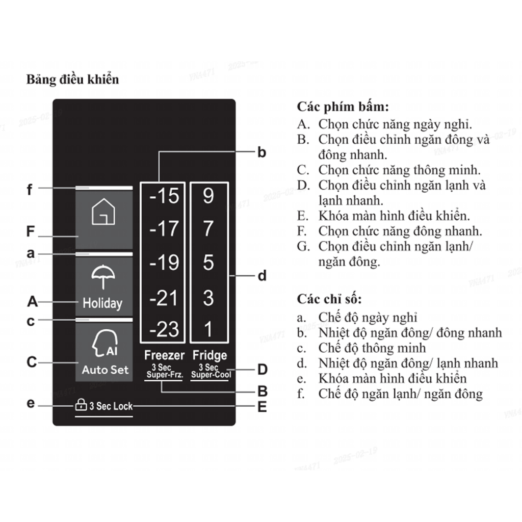Tủ lạnh Aqua Inverter 469 lít Multi Door AQR-M536XA(GB) - Freeship toàn quốc - Bảo hành 2 năm