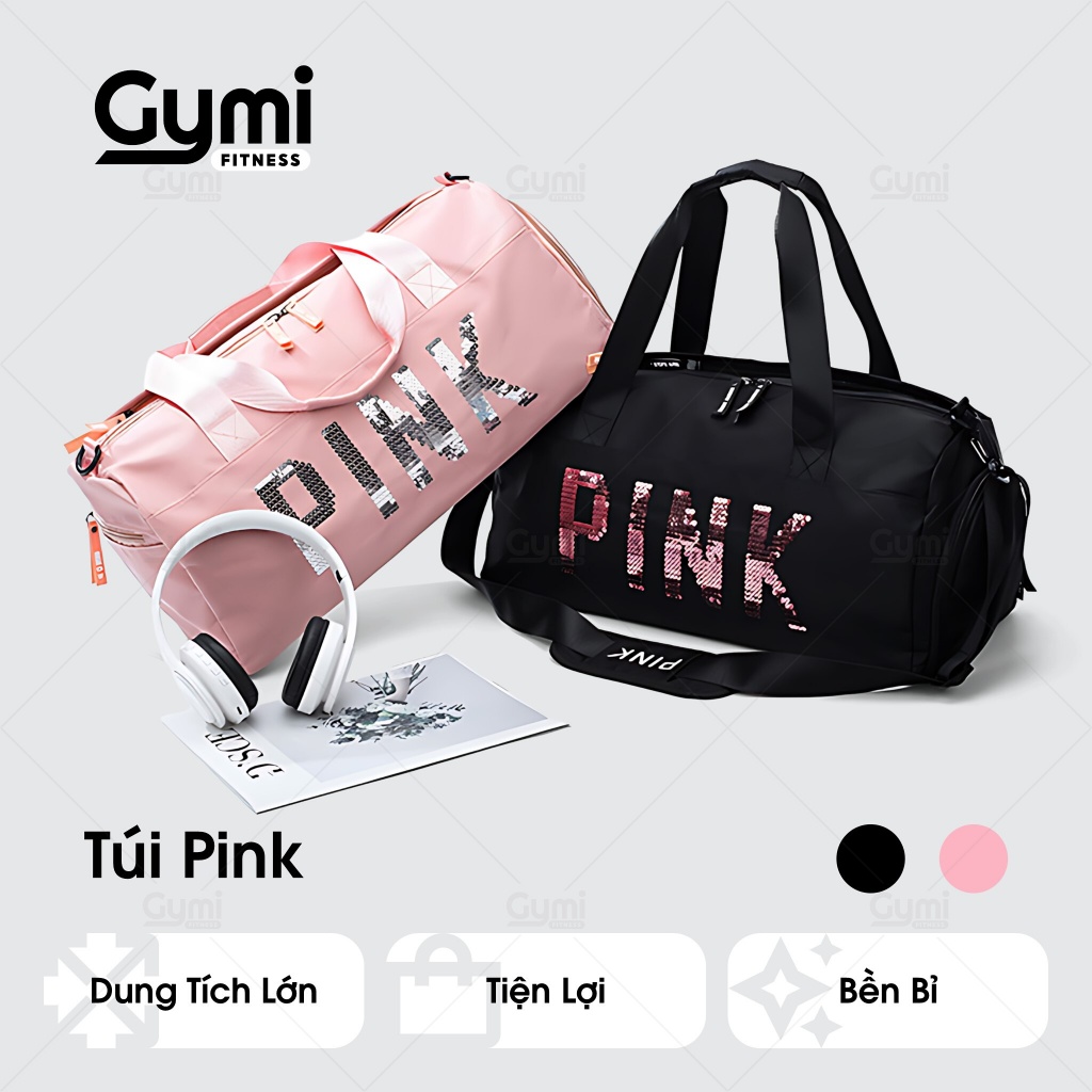 Túi Du Lịch PINK Đa Năng, Túi Trống Thể Thao Có Ngăn Để Giày - TuiPink