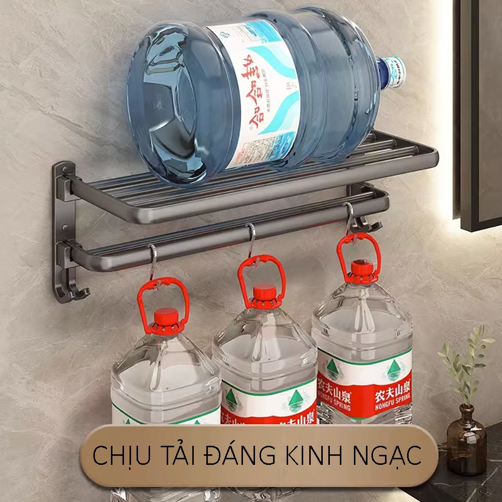 Giá kệ để khăn, để đồ nhà tắm đa dạng mẫu mã kích thước và màu sắc chất liệu nhôm hàng không cao cấp