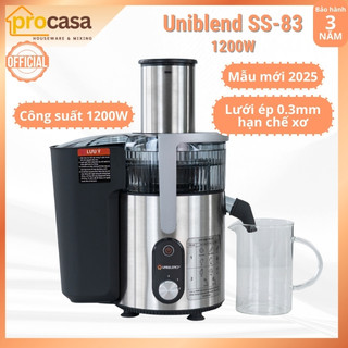 [Chính hãng] Máy ép trái cây nhanh Uniblend SS-83 - 1200W - lưới ép chống xơ 0.3mm - BH 3 năm