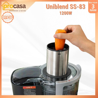 [Chính hãng] Máy ép trái cây nhanh Uniblend SS-83 - 1200W - lưới ép chống xơ 0.3mm - BH 3 năm