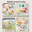 Set 3 con quay spinner dính tường cho bé, Con quay treo tường hình động vật vịt, thỏ, sư tử đáng yêu