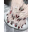 NAIL BOX THIẾT KẾ MẮT MÈO ĐỎ CHARM ĐÁ CAO CẤP