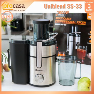 [Chính hãng] Máy ép trái cây Nhanh Uniblend SS-33 - 1000W - phù hợp cho quán kinh doanh - BH 3 năm (Uni SS33)