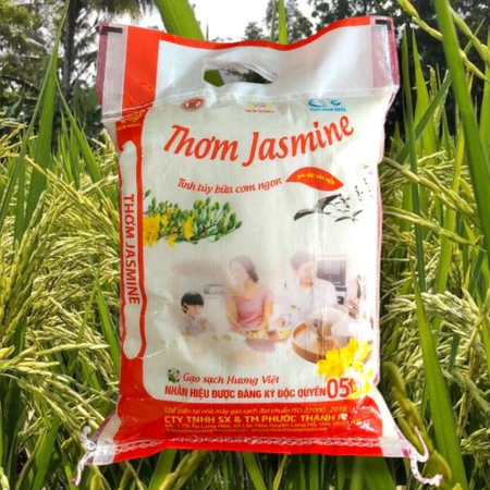 Gạo thơm Jasmine Phước Thành IV 5kg