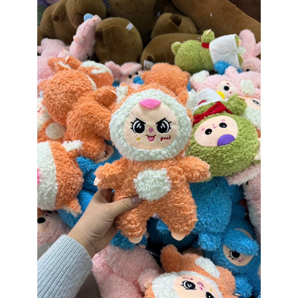 Gấu bông bé ba v3 dễ thương thú nhồi bông  bé ba  cao cấp kích thước 25Cm