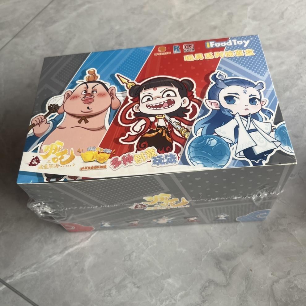 Blindbox natra phiên bản ma đồng náo hải Hộp túi mù, Mô Hình Nhân Vật Natra,Ngao Bính, Thái Ất,Ngao Quảng Cao 7Cm
