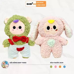 Gấu bông bé Ba v3 đáng yêu Gấu bông túi mù bé Ba v3 cao cấp kích thước 25Cm