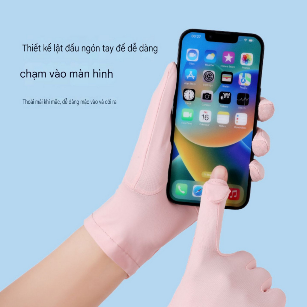 [Bo Viền] Găng Tay Chống Nắng,Chống Tia UV Bo Viền ENADE Mẫu Mới 2025