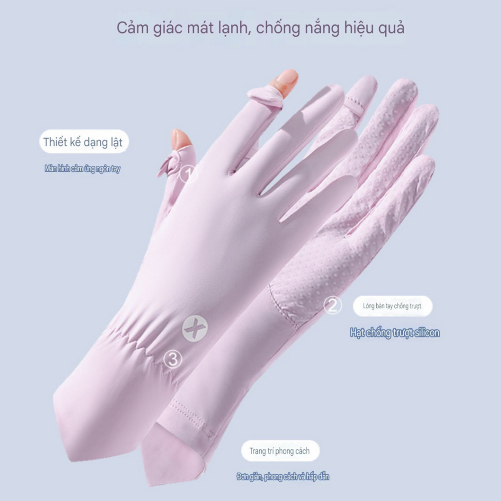 [Bo Viền] Găng Tay Chống Nắng,Chống Tia UV Bo Viền ENADE Mẫu Mới 2025