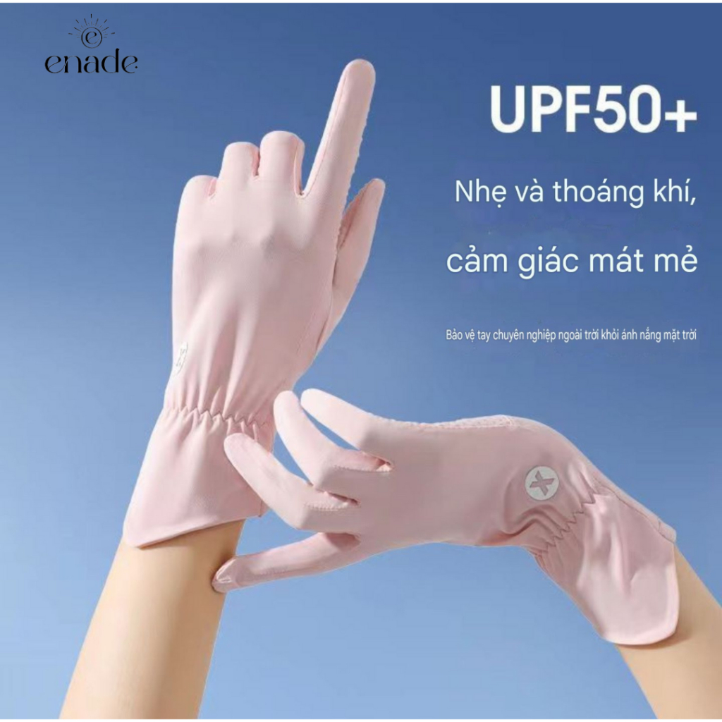 [Bo Viền] Găng Tay Chống Nắng,Chống Tia UV Bo Viền ENADE Mẫu Mới 2025