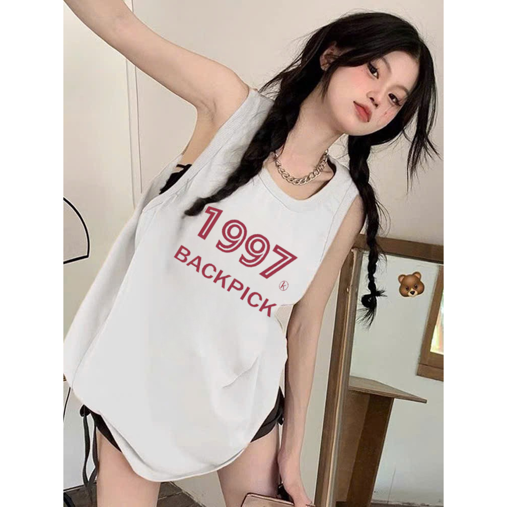 Áo 3 lỗ nữ nách rộng cotton,áo nách rộng Menina , áo 3 lỗ nữ form rộng cá tính chất cotton mặc Hè.