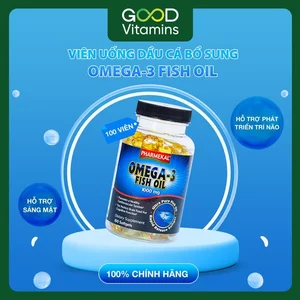 Viên Uống Dầu Cá Omega 3 Fish Oil Phamekal (nhập khẩu chính hãng Mỹ)