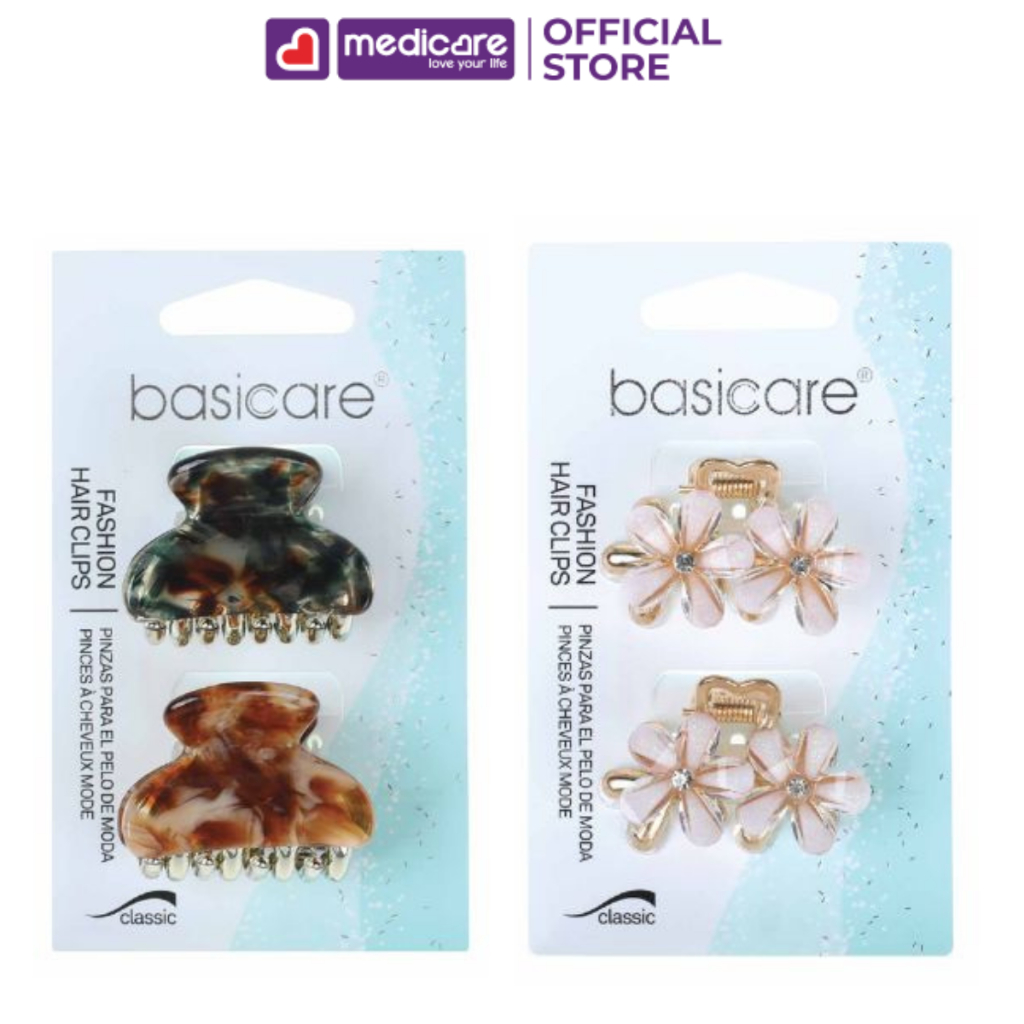 Kẹp nữa đầu BASICARE gói 2 cái