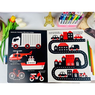 Sách - Good Morning World - Cuốn Sách Đầu Tiên Về Màu Sắc - Kích Thích Thị Giác Cho Bé - ndbooks