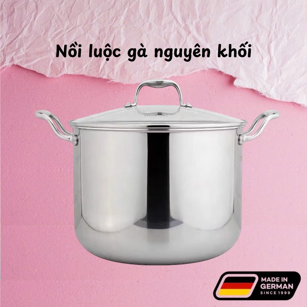Nồi Luộc Gà CHOCKMEN Inox 18/10 Size 28 - 30CM Nồi Luộc Thành Cao Nồi ...