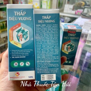 Xịt khớp THẤP DIỆU VƯƠNG hỗ trợ giảm đau nhức xư0ng khớp, tê nhức chân tay , tan máu bầm, hết sưng tấy