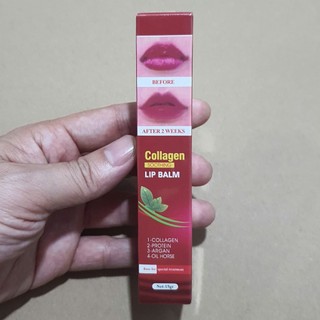 -Dưỡng Collagen lip balm kích màu cho môi sau phun xăm