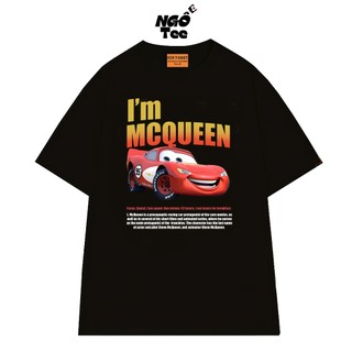 Áo Thun NGỐ TEE Hoạt Hình Vương Quốc Xe Hơi Xe Đua McQueen Chất Vải Cotton 75 Thoáng Mát