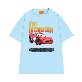 Áo Thun NGỐ TEE Hoạt Hình Vương Quốc Xe Hơi Xe Đua McQueen Chất Vải Cotton 75 Thoáng Mát