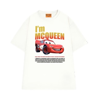 Áo Thun NGỐ TEE Hoạt Hình Vương Quốc Xe Hơi Xe Đua McQueen Chất Vải Cotton 75 Thoáng Mát