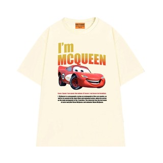 Áo Thun NGỐ TEE Hoạt Hình Vương Quốc Xe Hơi Xe Đua McQueen Chất Vải Cotton 75 Thoáng Mát