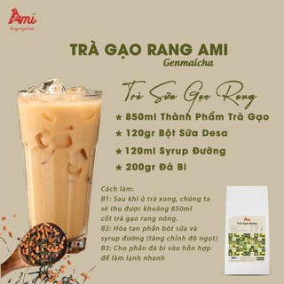 Trà Gạo Rang Ami - Gói 500g & 100g| Đậm Đà, Thơm Ngon, Tinh Hoa Trà Nhật Bản
