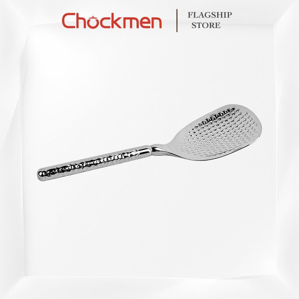 Muôi Xới Cơm CHOCKMEN Inox 18/10 Cao Cấp Thìa Múc Cơm Muỗng Cơm Muôi Cơm SET SẦN TRÒN
