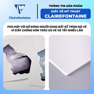 [Hỏa tốc HCM] GIẤY VẼ MỸ THUẬT CANSON PHÁP  224GSM