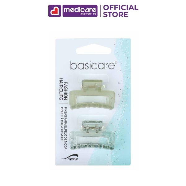Kẹp nửa đầu BASICARE gói 2 cái