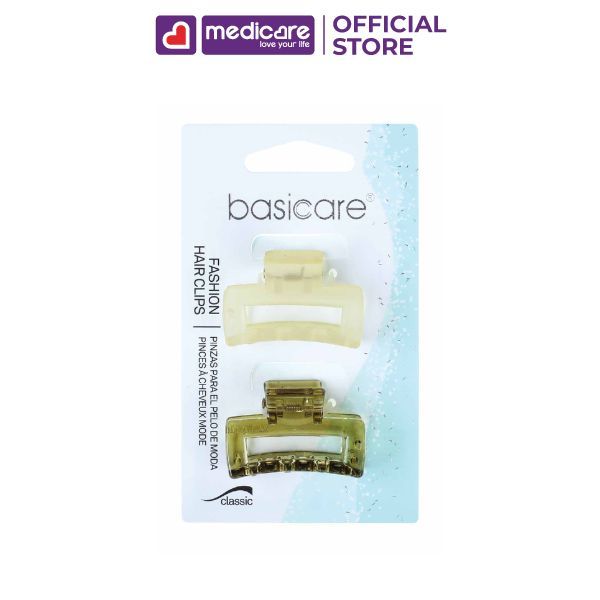 Kẹp nửa đầu BASICARE gói 2 cái