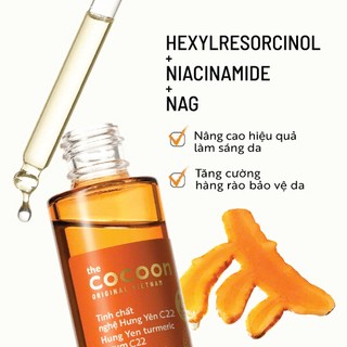 Tinh chất nghệ Hưng Yên C22 Cocoon (serum) 22% vitamin C sáng da, mờ thâm 30ml