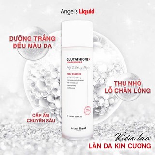 Nước Thần Dưỡng Trắng Se Khít Lỗ Chân Lông Angel's Liquid Glutathione plus Niacinamide 700V Essence 150ml
