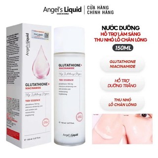 Nước Thần Dưỡng Trắng Se Khít Lỗ Chân Lông Angel's Liquid Glutathione plus Niacinamide 700V Essence 150ml