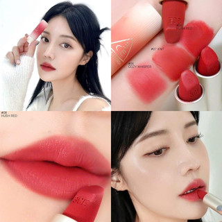 Son Thỏi 3CE Cashmere Hug Lipstick 10 Màu Mịn Lì Nhẹ Môi Knit Hug Red Taupe Beige Cozy Whisper 3.5g