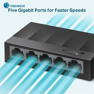 TP LINK LS1005G - Bộ chia mạng LAN 1 ra 4 | Tốc độ cao 1000Mbps | Switch 5 cổng LS1005G | Bảo hành 2 năm chính hãng