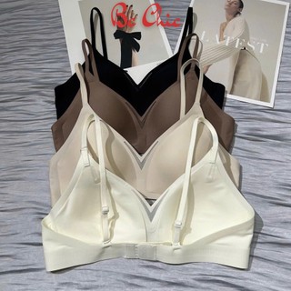 Áo lót su nữ đệm mỏng phối viền lưới - không gọng - gom ngực  - chống xệ A 801 BC_CHIC LINGERIE