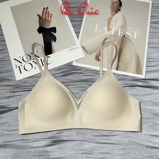 Áo lót su nữ đệm mỏng phối viền lưới - không gọng - gom ngực  - chống xệ A 801 BC_CHIC LINGERIE