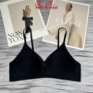 Áo lót su nữ đệm mỏng phối viền lưới - không gọng - gom ngực  - chống xệ A 801 BC_CHIC LINGERIE