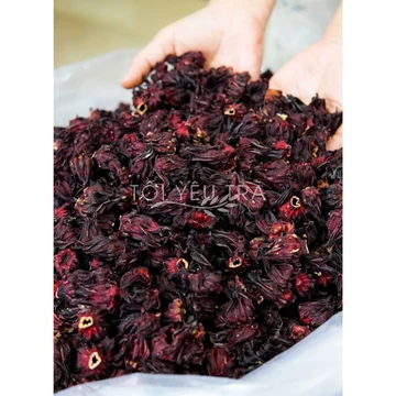 Hoa Atiso Đỏ Khô Hibiscus Loài Hoa Được Mệnh Danh Viên Ruby Của Sức Khỏe Và Sắc Đẹp (Đóng túi 500gr)