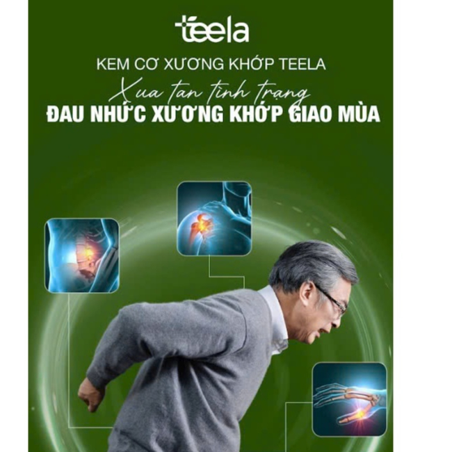 Ảnh Combo 2 lọ Kem Massage Cơ Xương Khớp TEELA Tác dụng giảm đau nhức xương khớp, cổ vai gáy dung tích 100ml hm1 4