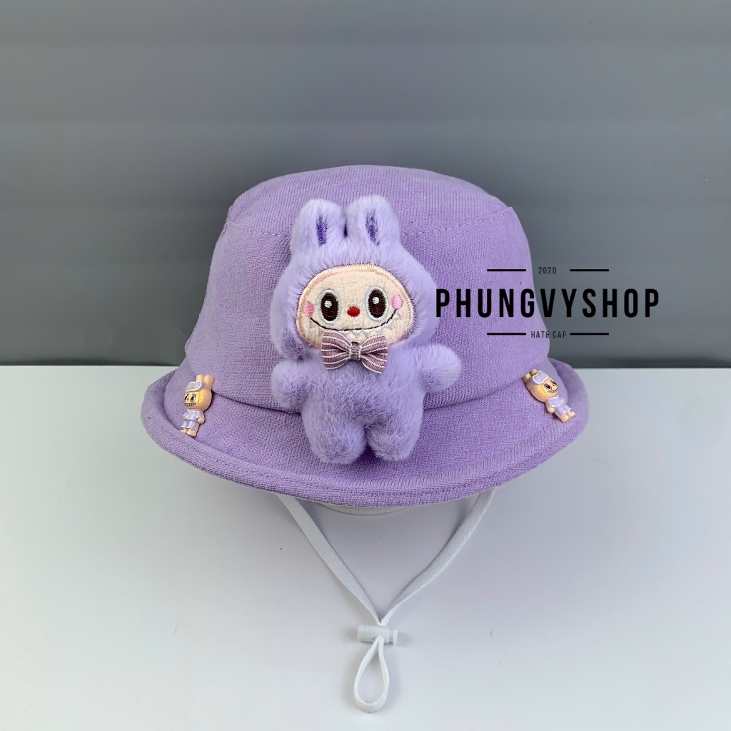 Bé 1- 2 Tuổi/Vđ 49cm_Mũ bucket tai bèo vành trai gái trẻ em phungvyshop-nón /Bo nhí nhung lật LABU BU HÀNGNHÍNHA /