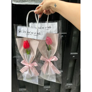 Túi hoa TuLip Xinh Xắn ( Hoa + túi như hình )