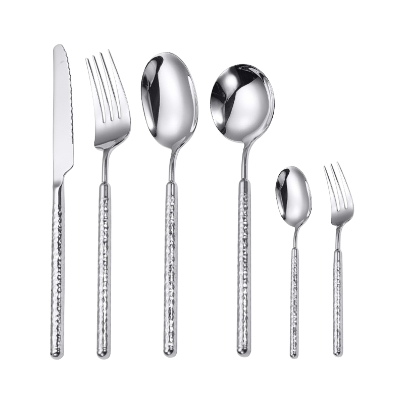 Dĩa Hoa Quả CHOCKMEN Inox 18/10 Cao Cấp Thìa Bánh Thìa Flan Dĩa Ăn Trái Cây SET SẦN TRÒN