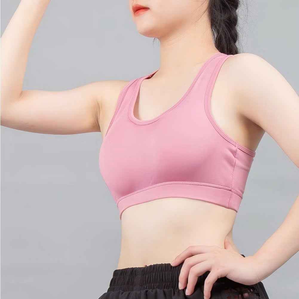 Áo Thể Thao Bra Nữ Thời Trang Hottrend Gladimax, Áo Bra Có Đệm Mút Tập Gym Yoga Dance Aerobic