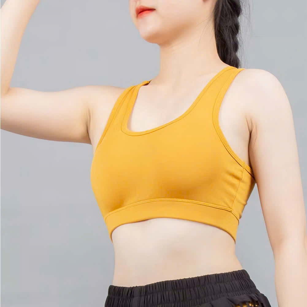 Áo Thể Thao Bra Nữ Thời Trang Hottrend Gladimax, Áo Bra Có Đệm Mút Tập Gym Yoga Dance Aerobic