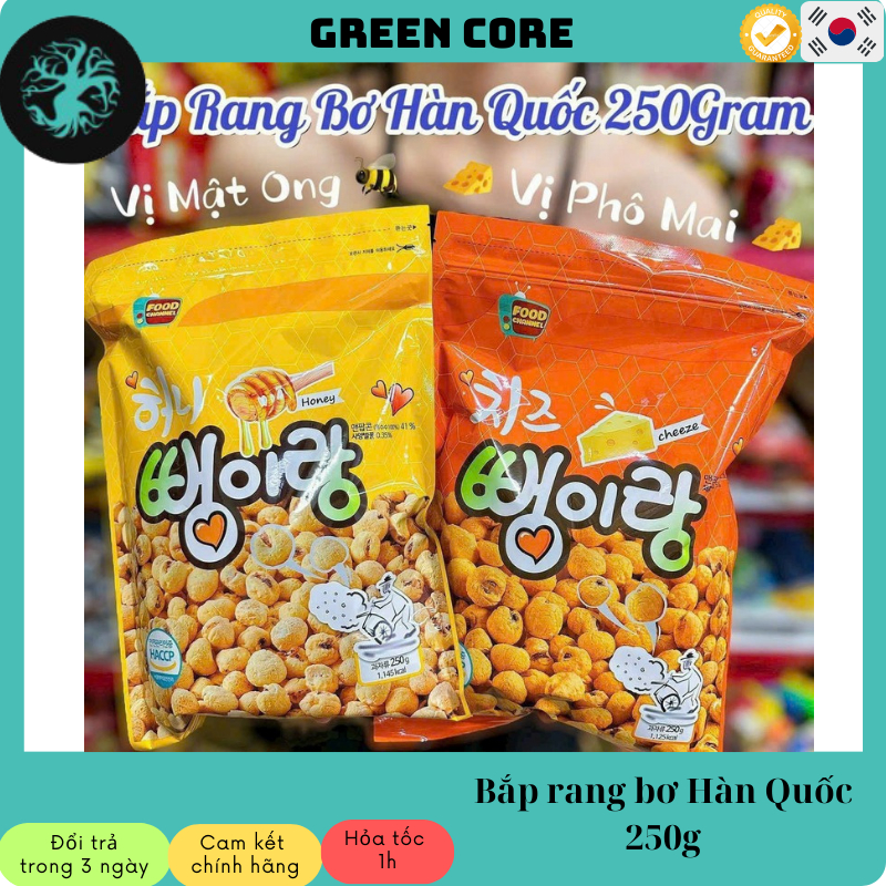 Snack siêu ngon- Bắp rang vị mật ong và phô mai Hàn Quốc PRONGIRANG ...